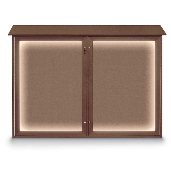 Open Faced Traditional Corkboard, 72x48"